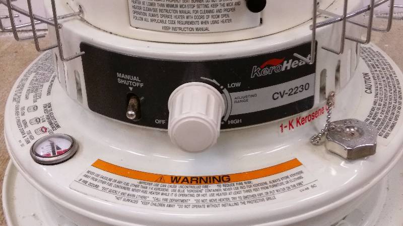 Keroheat Cv-2230 23,000 BTU Kerosene Heater | Mattresess u0026 Box Springs,  Couch Slip Covers, Shoes, Trolling Motors, Electronics, Power Tools,  Furniture - In Crystal MN | K-BID