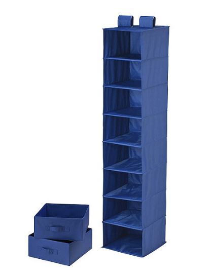 lot 63 image: Honey Can Do 8 Shelf Organizer & 2 Drawers