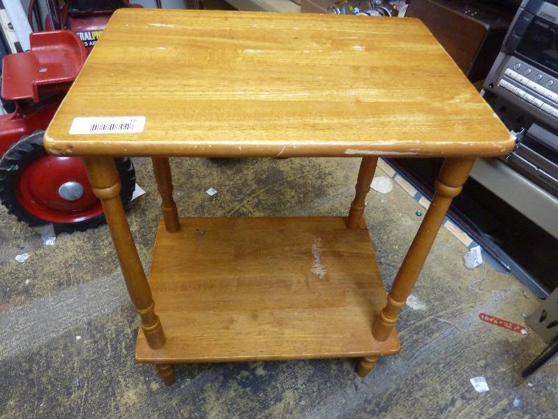 Wood Side Table