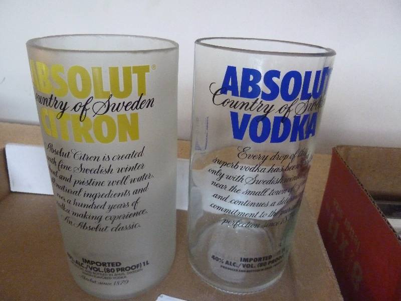 Two Absolute Large GlassesVases