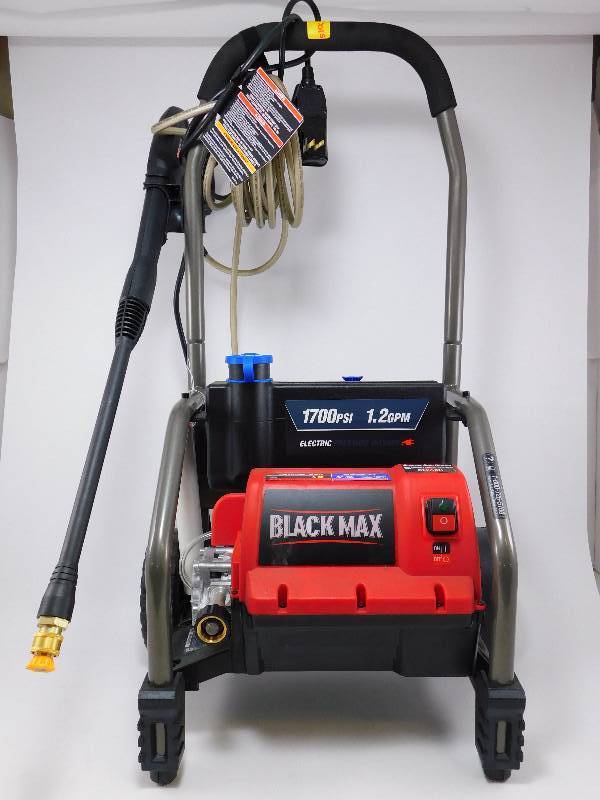 Black Max 1700 PSI Electric Pressure Power Washer