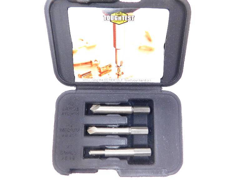 Toughtest Set of 3 Screw Out Taps