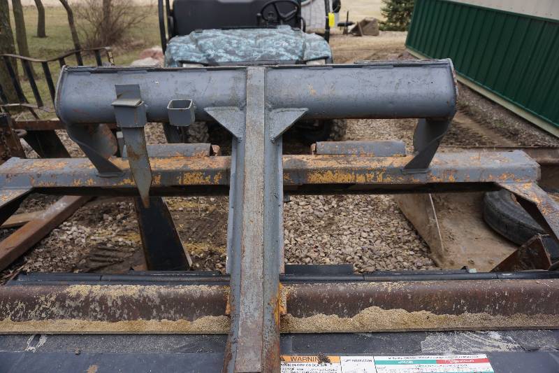 lot 12 image: Universal Mount Bobcat Skid Loader Skid Steer 72 Landscape PlanerLeveler Attachment
