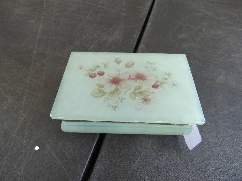 Alabaster Trinket Box