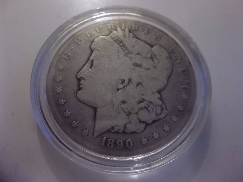 1890 CC Morgan Silver Dollar