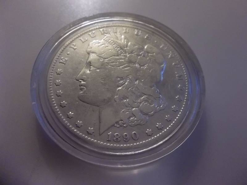 1890 O Morgan Silver Dollar