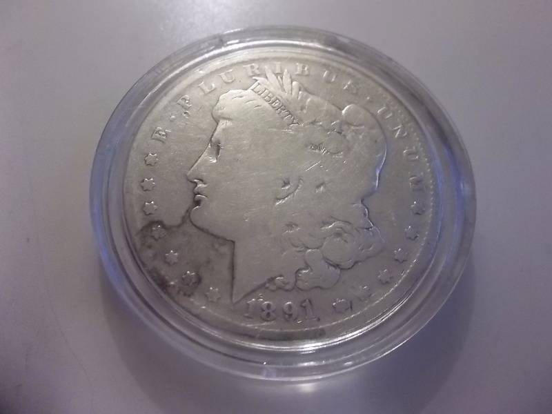 1891 O Morgan Silver Dollar