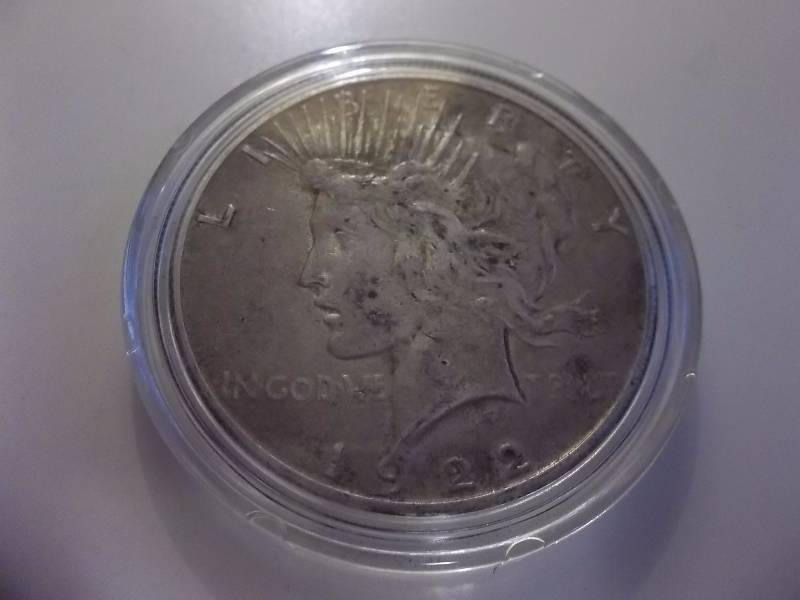 1922 S  Silver Peace Dollar