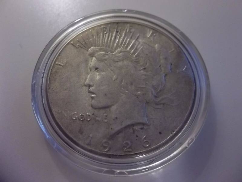 1926 S Silver Peace Dollar