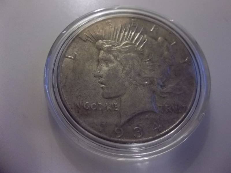 1934 D Peace Silver Dollar