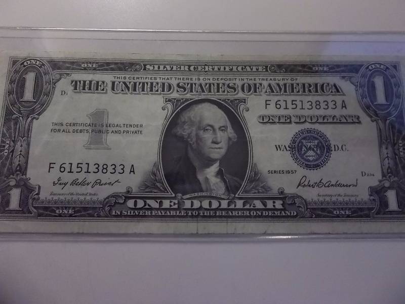 US $1 Silver Certificate Series 1957