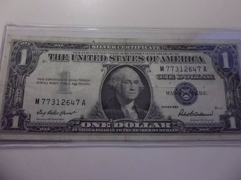 US $1 Silver Certificate Series 1957
