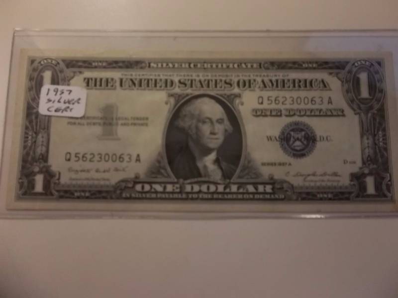 US $1 Silver Certificate Series 1957 A