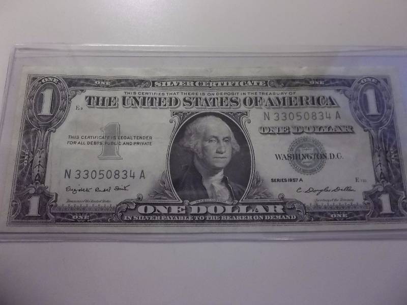 US $1 Silver Certificate Series 1957 A