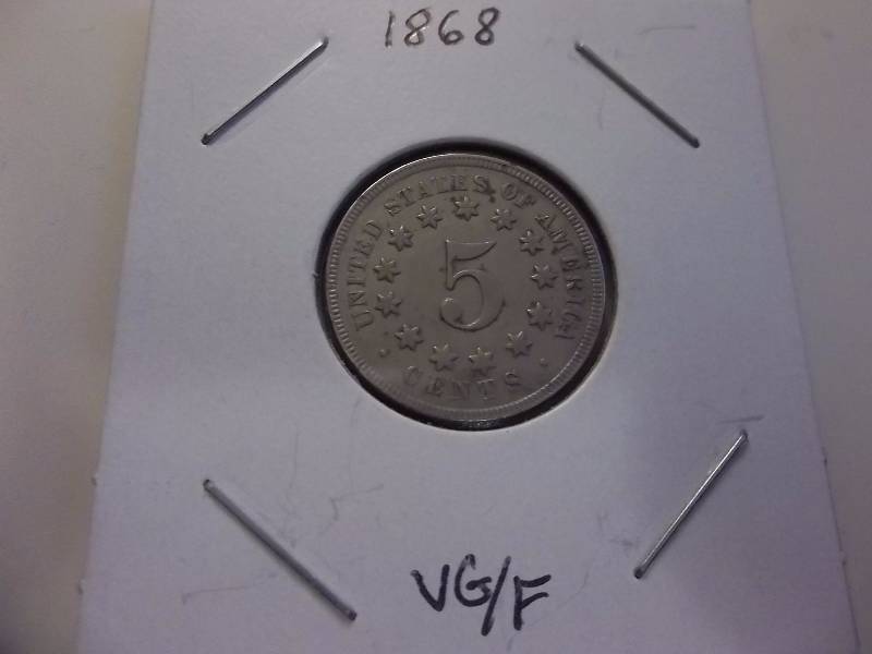 1868 Shield Nickel