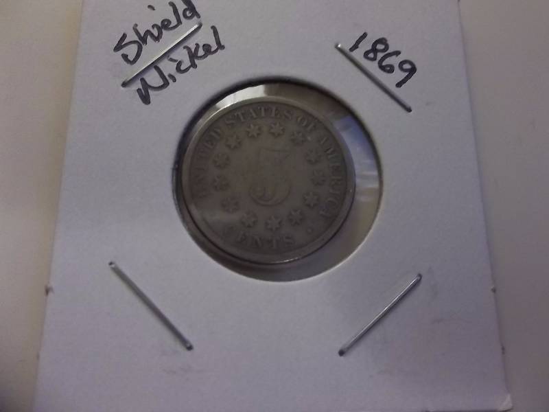 1869 Shield Nickel