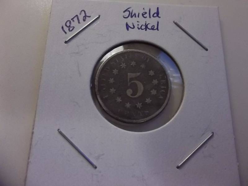 1872 Shield Nickel