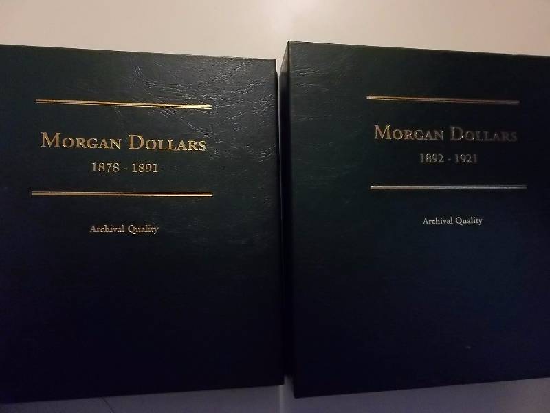 2 Part Coin Albums  Morgan Dollars 1878-1921