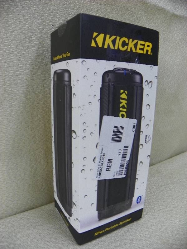 Kicker KPw2 BT Wireless Speaker Black