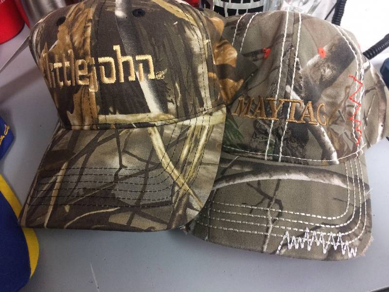 Assorted Travel Mugs, Glasses and Baseball Caps.