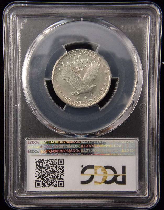1929-D STANDING LIBERTY SILVER QUARTER MS62 PCGS
