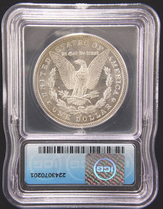 1881-S MORGAN SILVER DOLLAR MS65 ICG