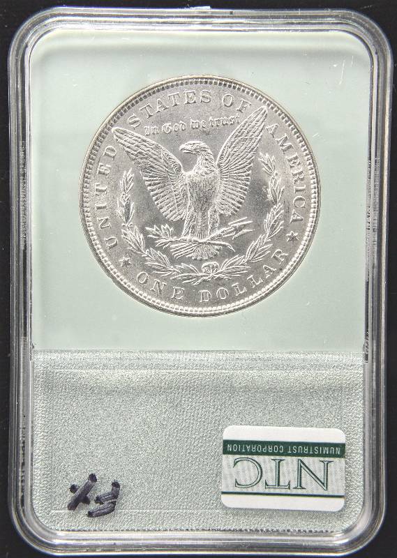 1886 MORGAN SILVER DOLLAR MS66 NTC SHARP COIN