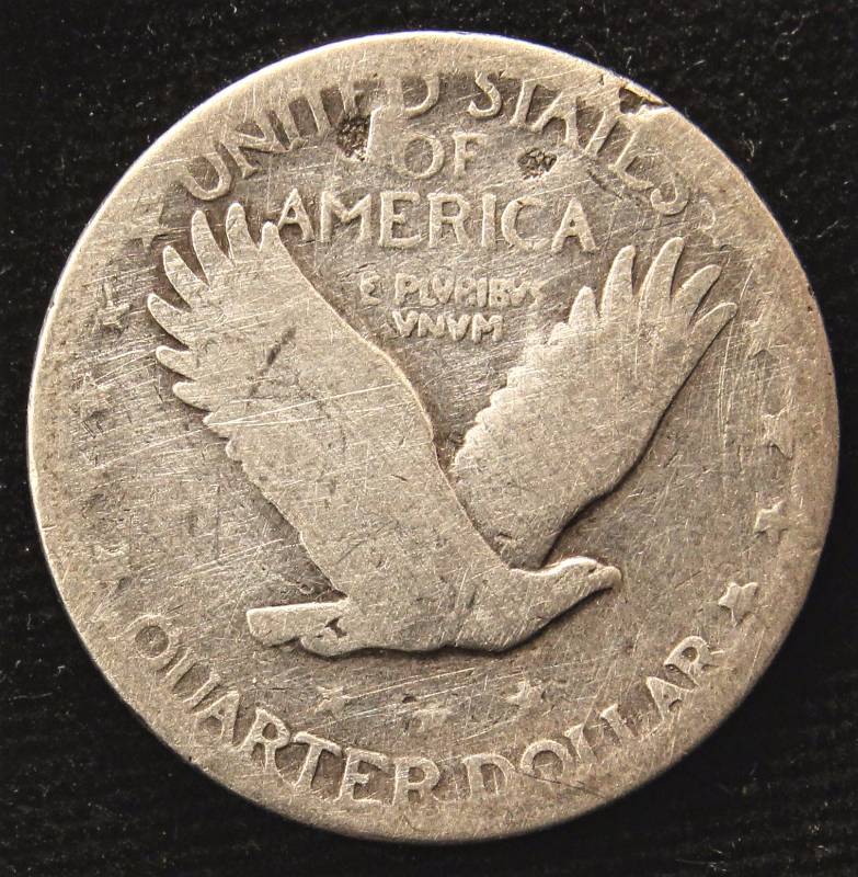 1928-S STANDING LIBERTY SILVER QUARTER VG
