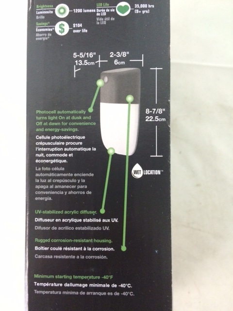 lot 33 image: Wall Pack 15Watt LED Entry Light