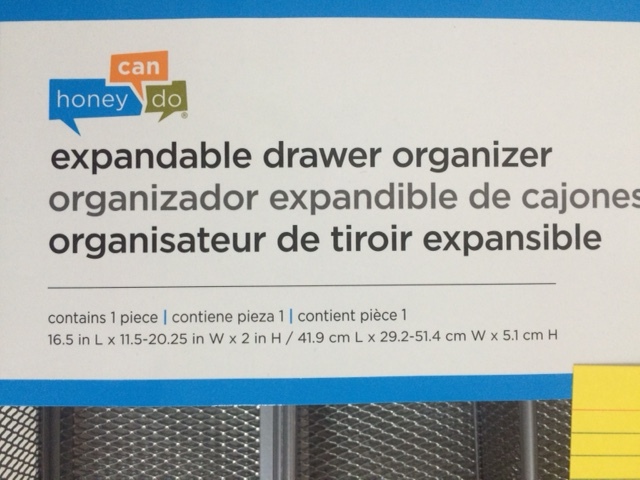 lot 34 image: Expandable Drawer Organizer 3pc