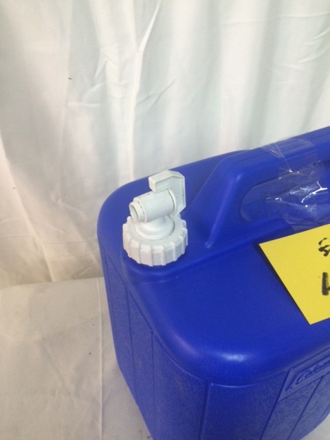 lot 42 image: Coleman 5 Gallon Portable Liquid Tank