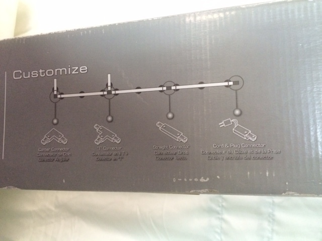 lot 47 image: 44 White Track Lighting