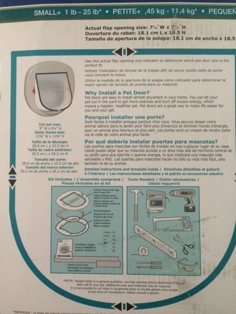 lot 50 image: Pet Safe Pet Door,