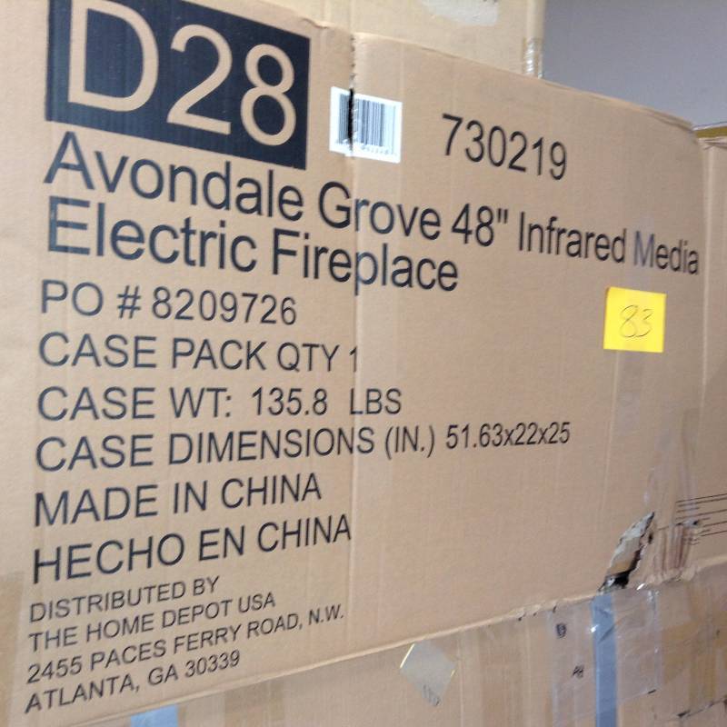 Avondale Grove 48 Infrared Media Electric Fireplace