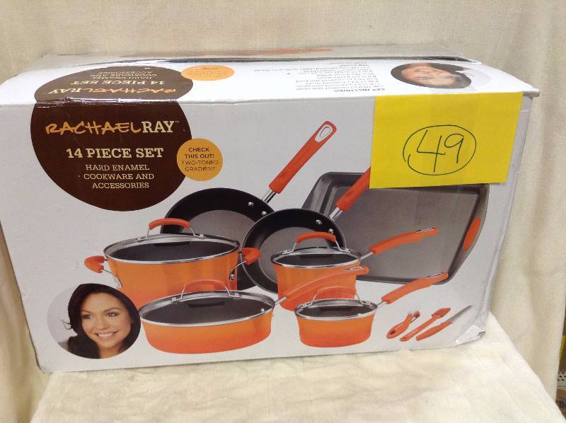 Rachel Ray 13 Pc Cookware Set New