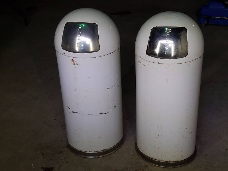 Metal Trash Cans