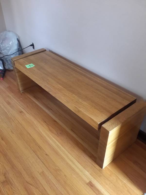 Solid Oak Bench from Shopping Mall