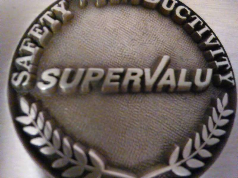 lot 165 image: Vintage Belt Buckle, SUPERVALU, Safety Productivity