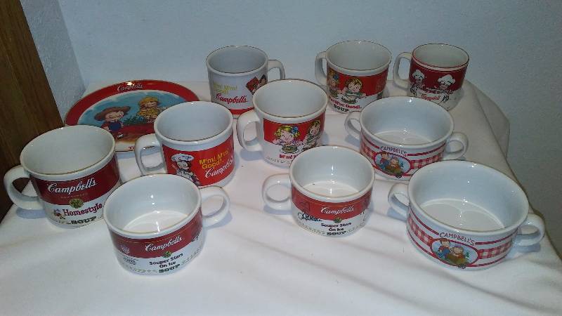lot 36 image: Campbells Collector Bowls and Mugs