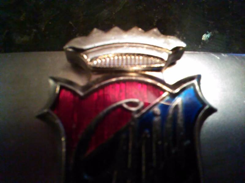 lot 280 image: Vintage Belt Buckle, Ghia Chrome and Stainless