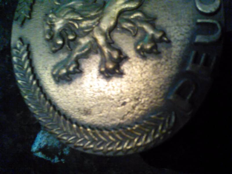 lot 279 image: Vintage Belt Buckle, PEUGEOT