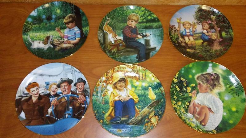 lot 211 image: Hamilton Plates (6) See Pictures for Details