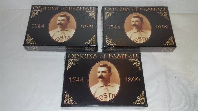 lot 263 image: Vintage 1989 Origins of Baseball, 100 Cards Sets (3)