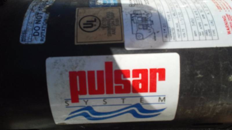 lot 294 image: Electric Water Pump, Pulsar,  HP, A.O. Smith Electric Motor, numerous hose fittings