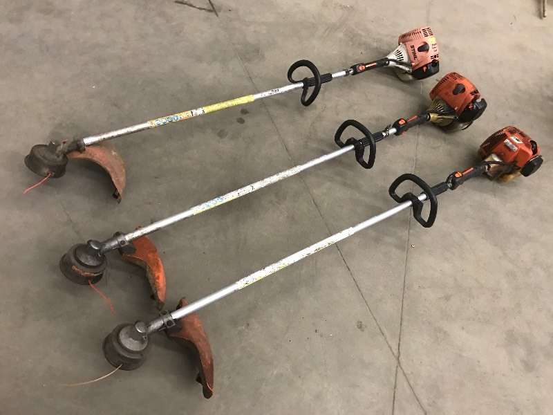 lot 14 image: (3) Stihl Grass Trimmers