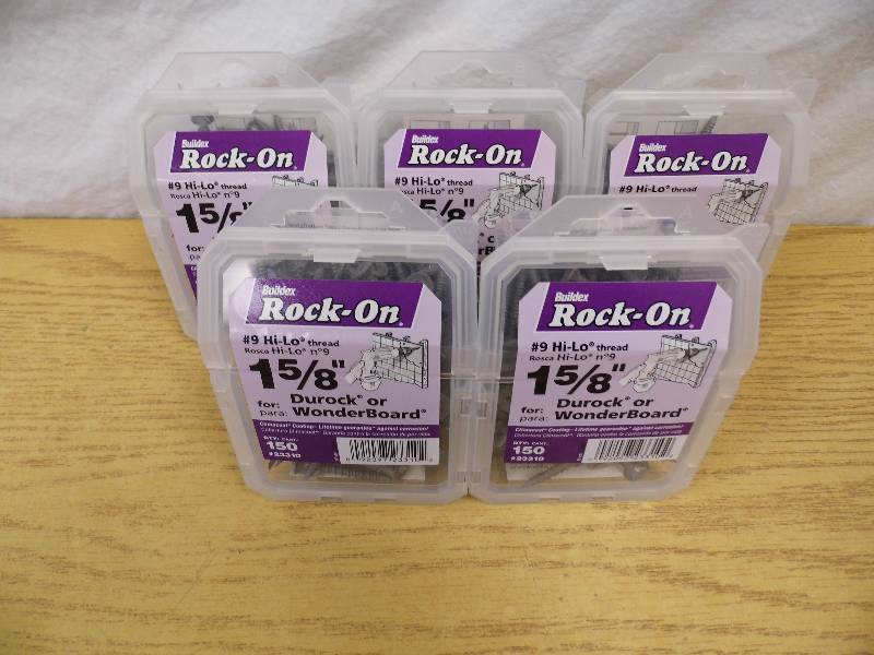 Lot of 5 New Screw Packs