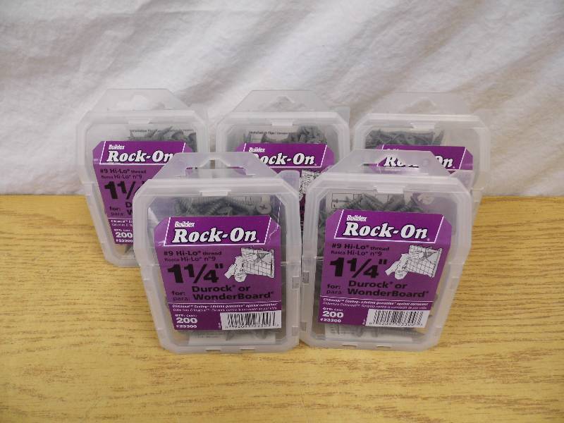 Lot of 5 New Screw Packs