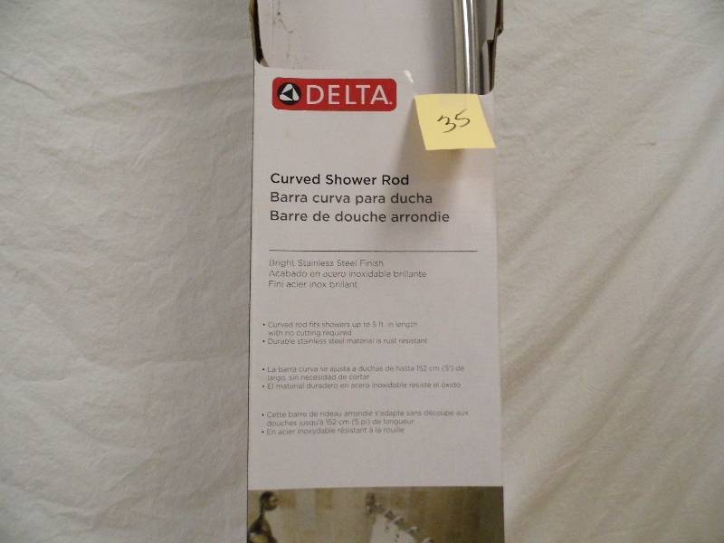 New Delta Curved Shower Rod