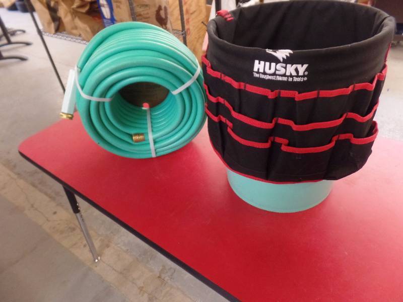 TOOL BUCKET AND HOSE - NEW