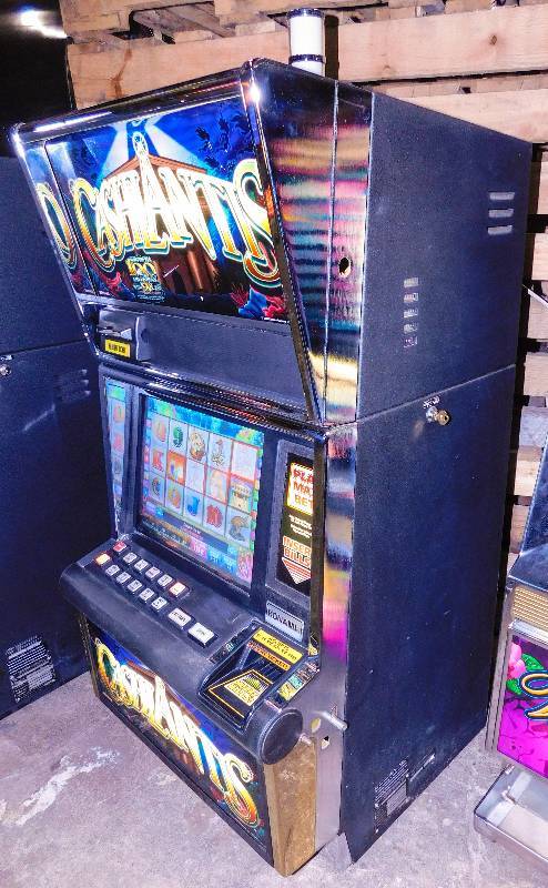 lot 1003 image: KONAMI CASHLANTIS VIDEO SLOT MACHINE